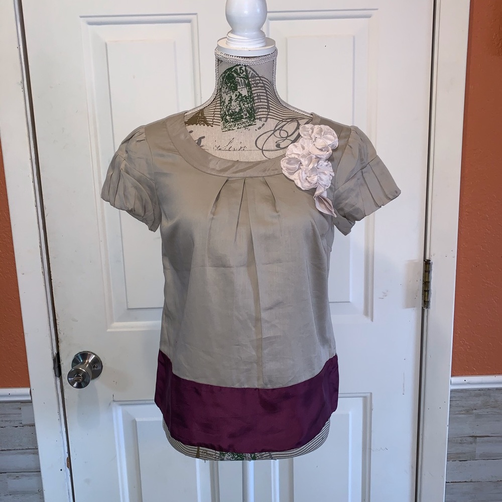 Anthropologie Floreat Silk Blouse💕